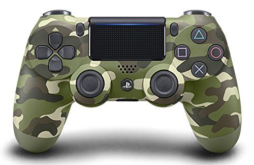 ワイヤレスコントローラー (DUALSHOCK 4) グリーン・カモフラージュ (CUH-ZCT2J16) 【メーカー生