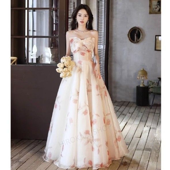 メルカリShops 8 | 8 パーティードレス ピアノ発表会 結婚式 フォーマル ロングドレス お誕生日 披露宴 卒業式 お呼ばれ ブライズメイド ドレス 花嫁 ドレス 演奏会 二次会 ワンピース ドレス 花嫁 二次会 yuwei05