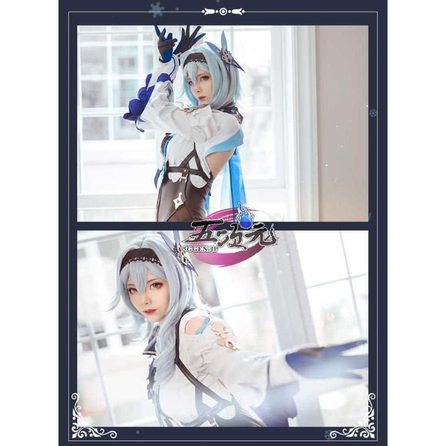 火花 原神 コスプレ エウルア 衣装セット ※ウィッグ 靴 武器