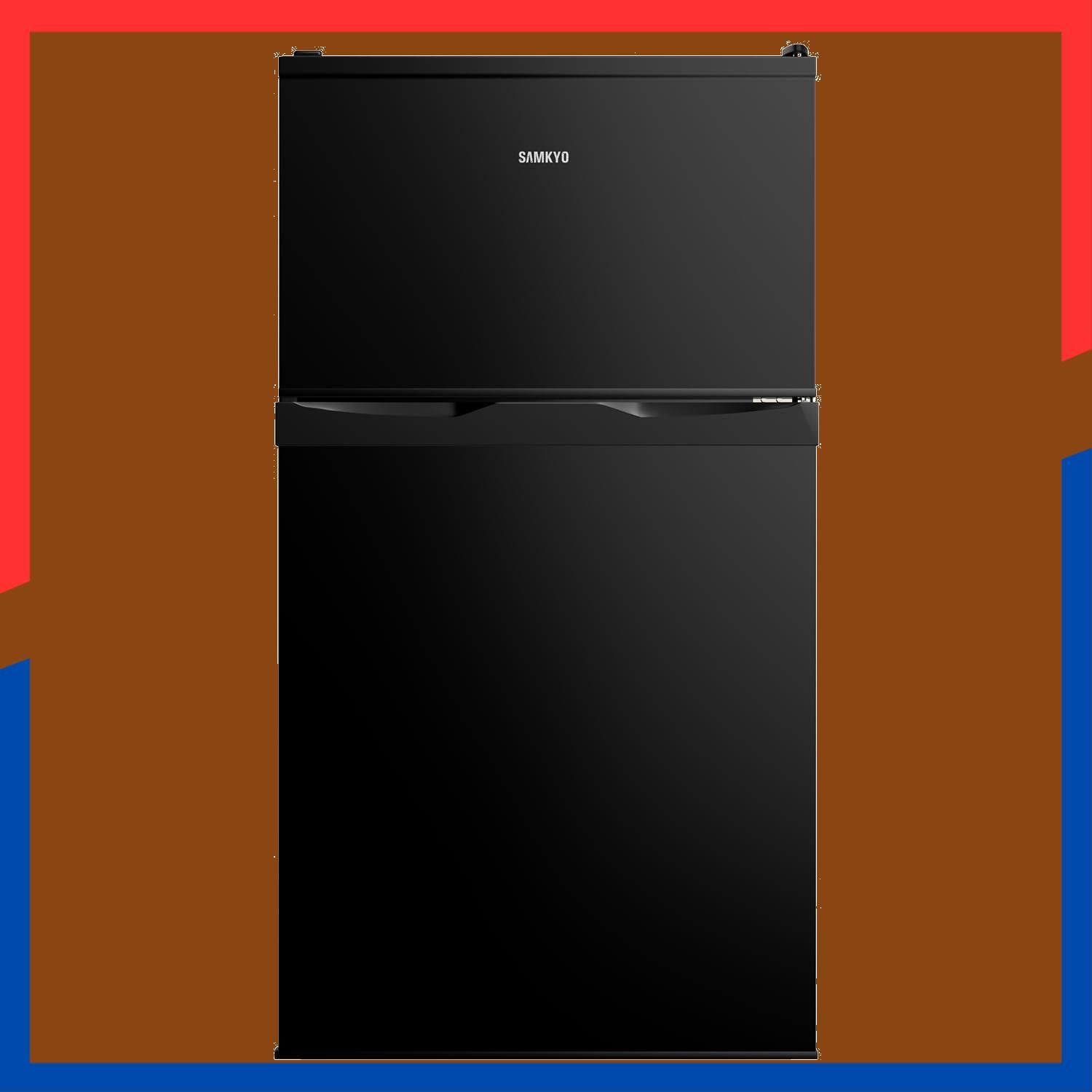 人気商品】一人暮らし 小型 2ドア 家庭用 95L 耐熱天板 コンパクト 右