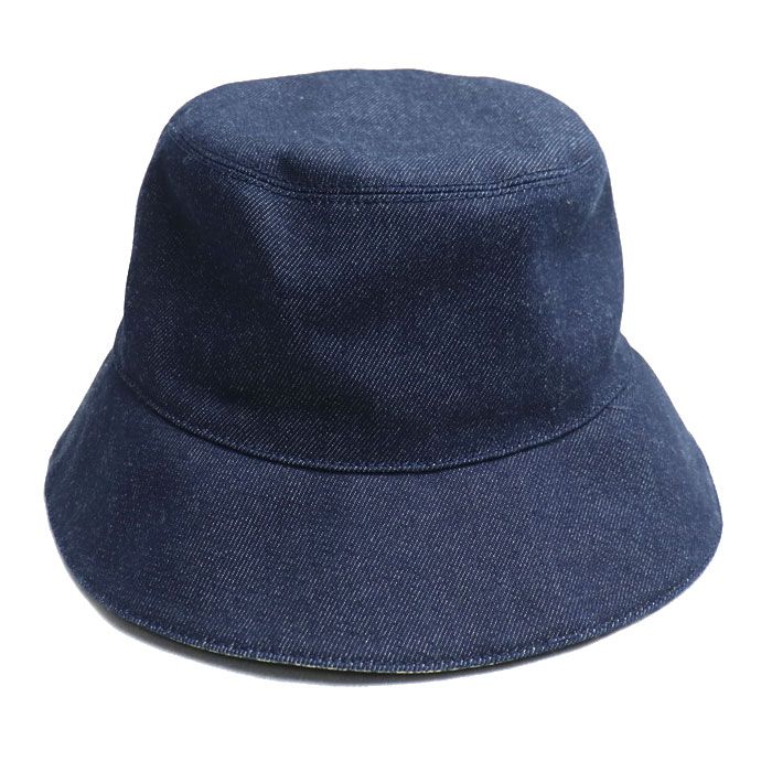 GUCCI グッチ レーザー デニム バケットハット ハット ブルー 803042 L メンズ レディース ユニセックス