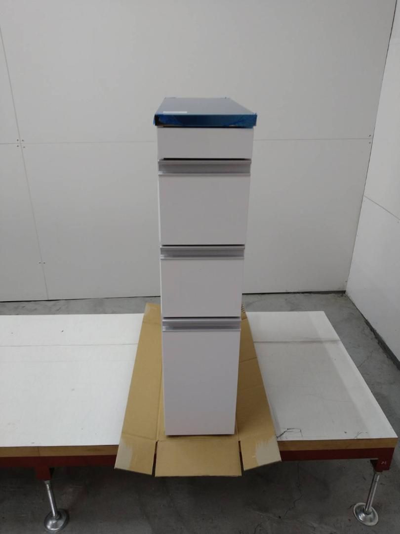 7055 ステンレス天板シンクサイド収納庫3段 幅200