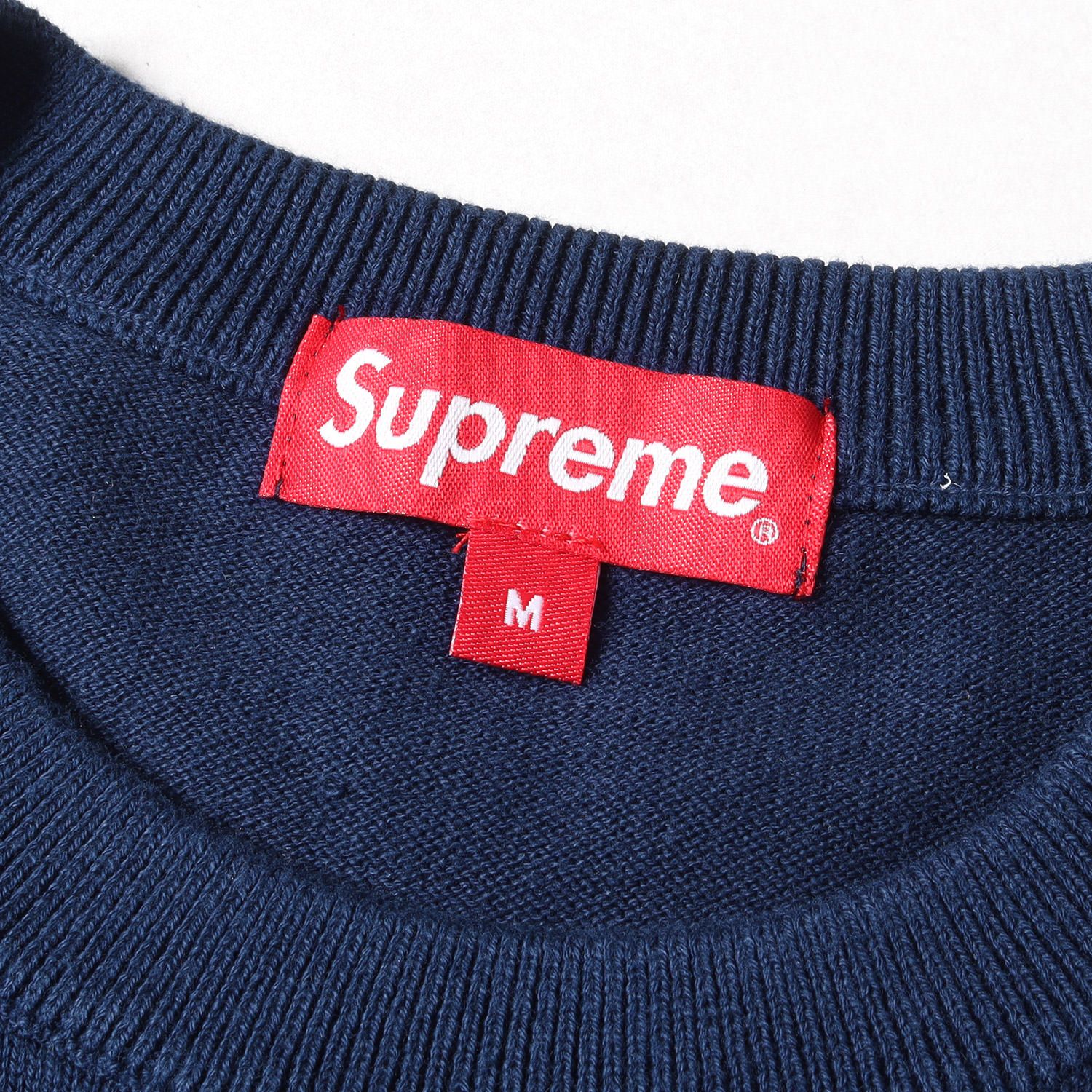 Supreme シュプリーム ニット スプリットロゴ プルオーバー クルー