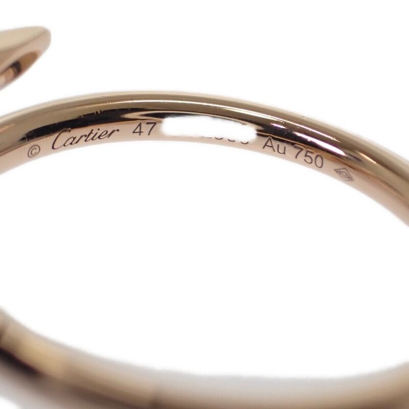 【CARTIER】ジュストアンクル スモール リング K18ピンクゴールド 7号 カルティエ CARTIER ジュストアンクル スモール 7号 リング K18