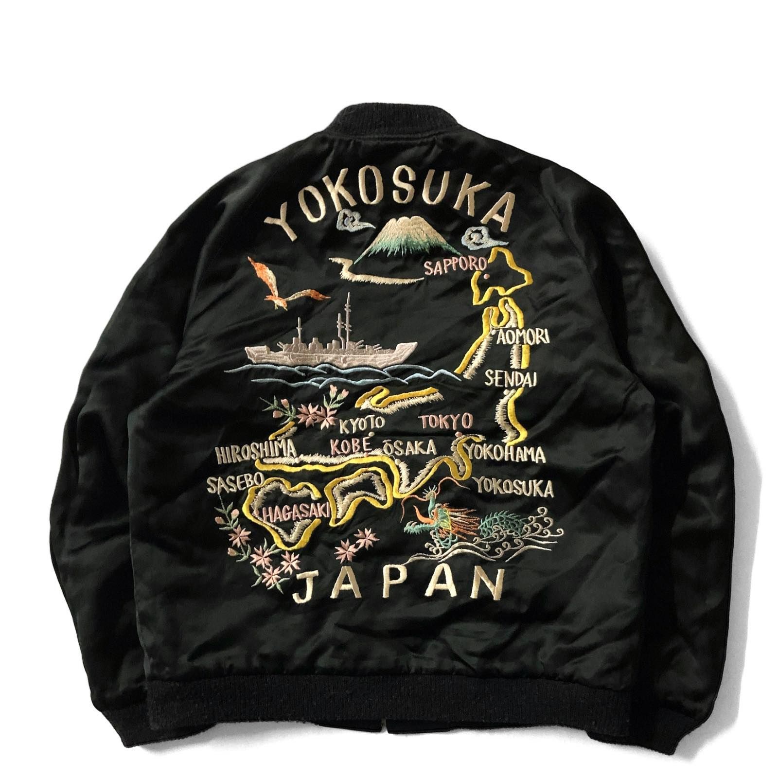 テーラー東洋 スカシャツ Mサイズ ダークネイビー刺繍