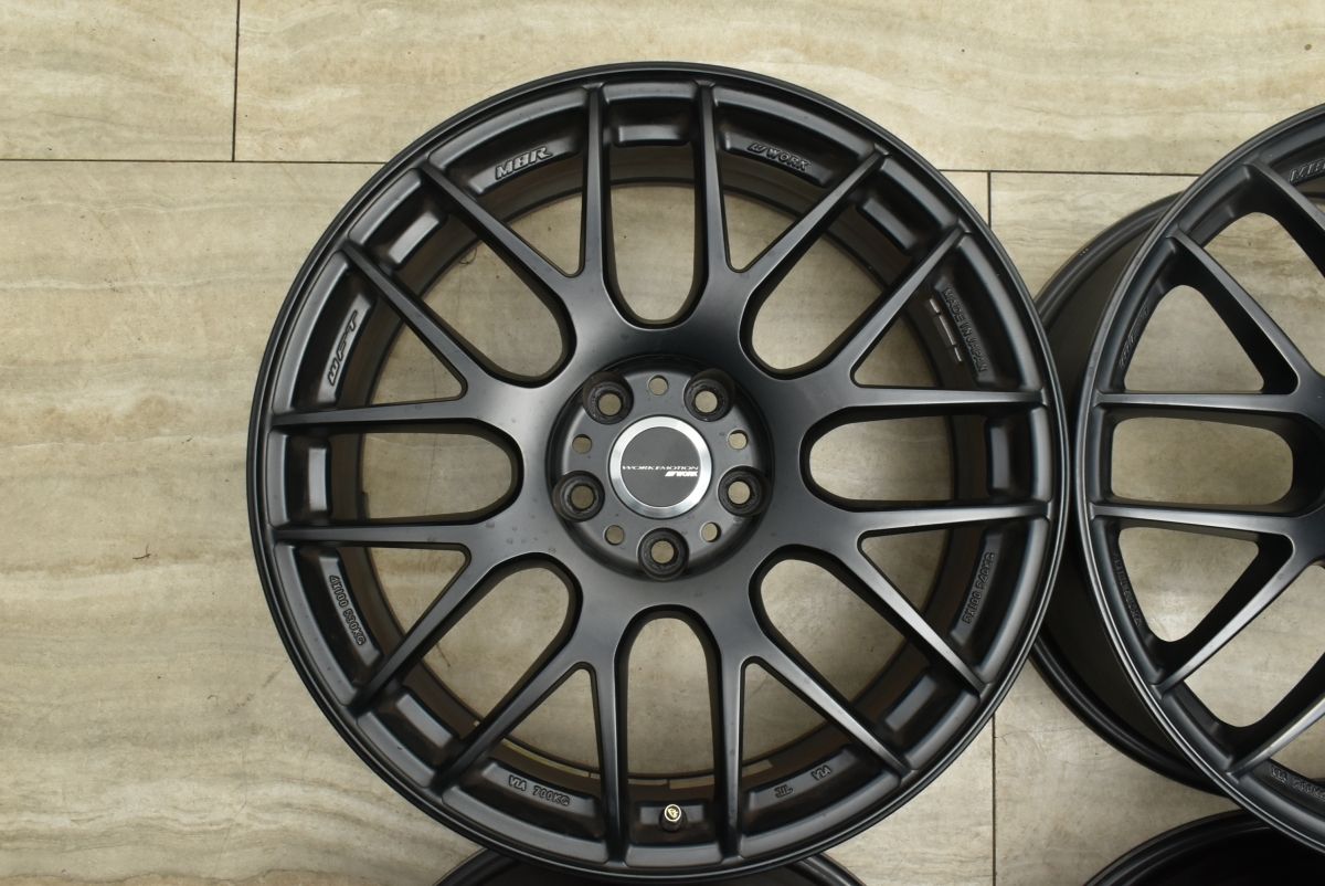 希少サイズ】WORK エモーション M8R 18in 7.5J +38 PCD108 4本
