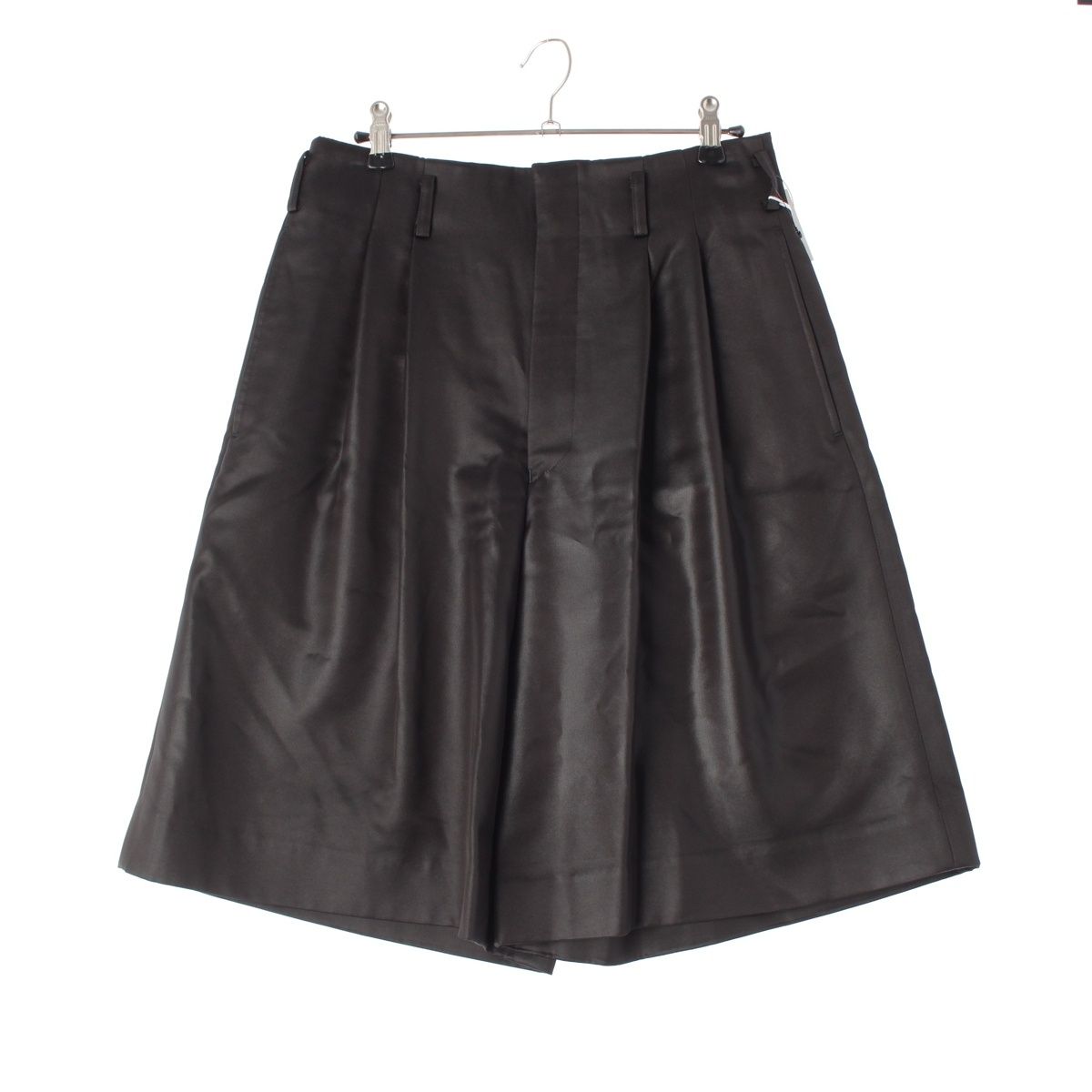 コムデギャルソン AD2021 アセテート 2タック ハーフ ショートパンツ ボトムス GI-P013 ブラック XS