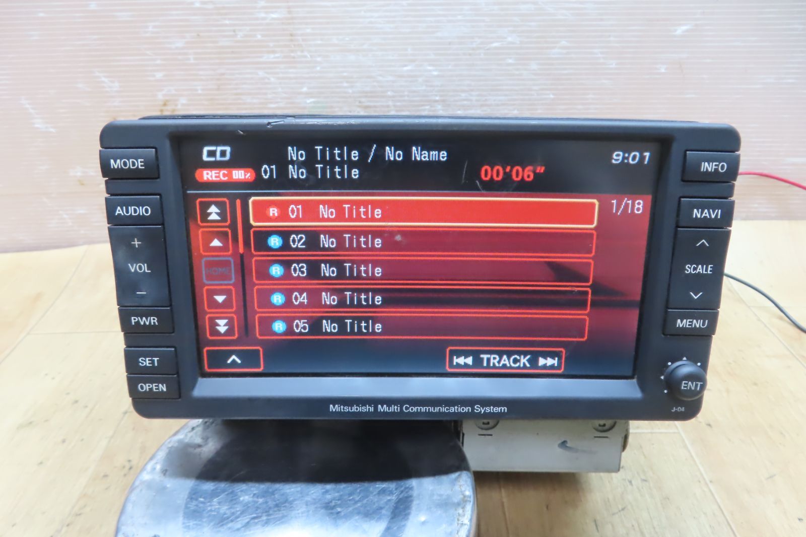 付 F3896 三菱純正 デリカ D5 D 5 8750A115 NR-261JM-07PAJ2 J-04 HDDナビ 地図2013年 Bluetooth内蔵 CD DVD再生OK BRIGHTFACE_UK