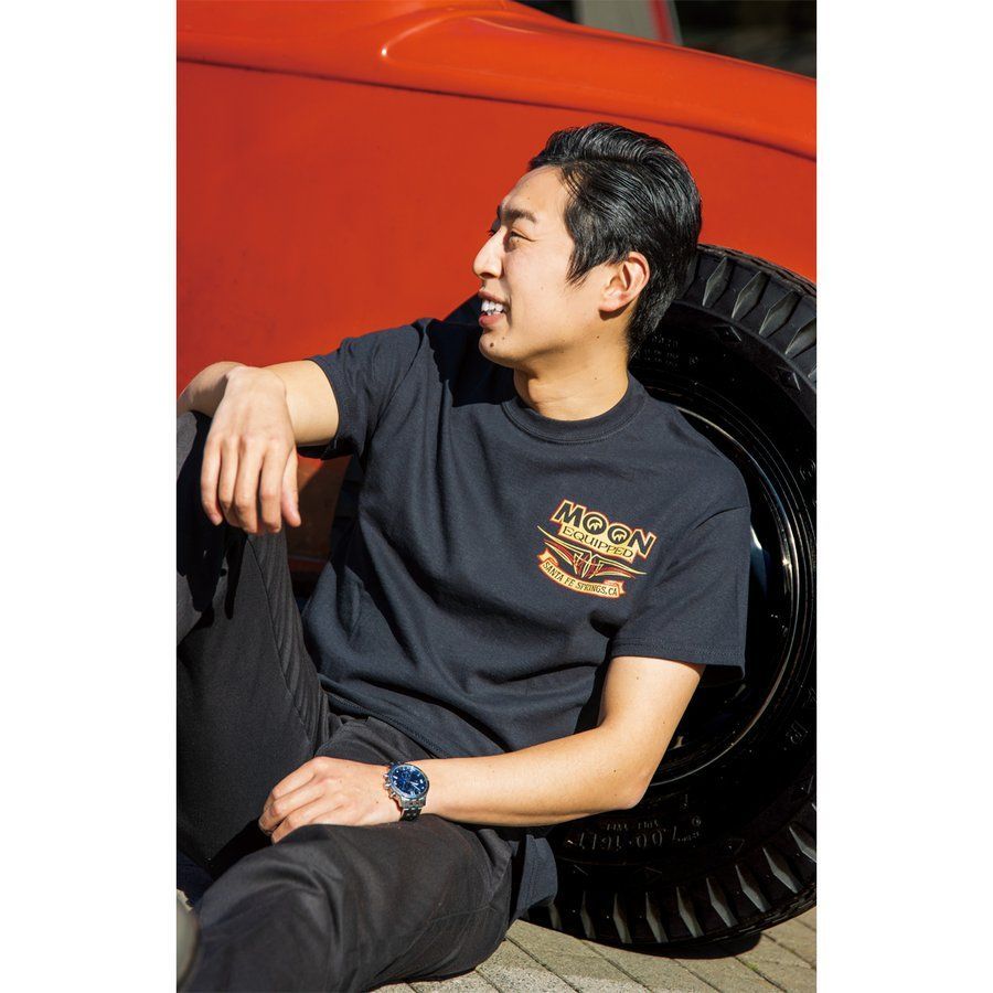 ムーンアイズ MOON Equipped Roadster Tシャツ MOONEYES ムーンアイズ MOON Equipped (ムーン イクイップド) T