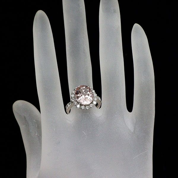 セブンイレブン 冬ギフト カタログ 4.93ct リング ダイヤモンド モルガナイト Pt900 D0.91ct メルカリ - アクセサリー