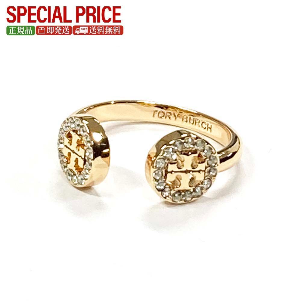 TORY BURCH トリーバーチ 160180 783 ミラー パヴェ オープンリング 指輪 5