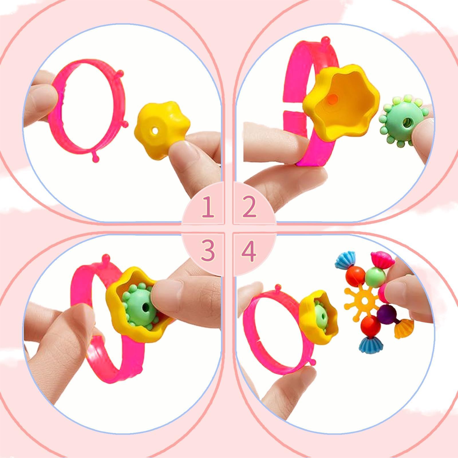 女の子向け工作】ペットボトルでビーズやブレスレットが作れちゃう