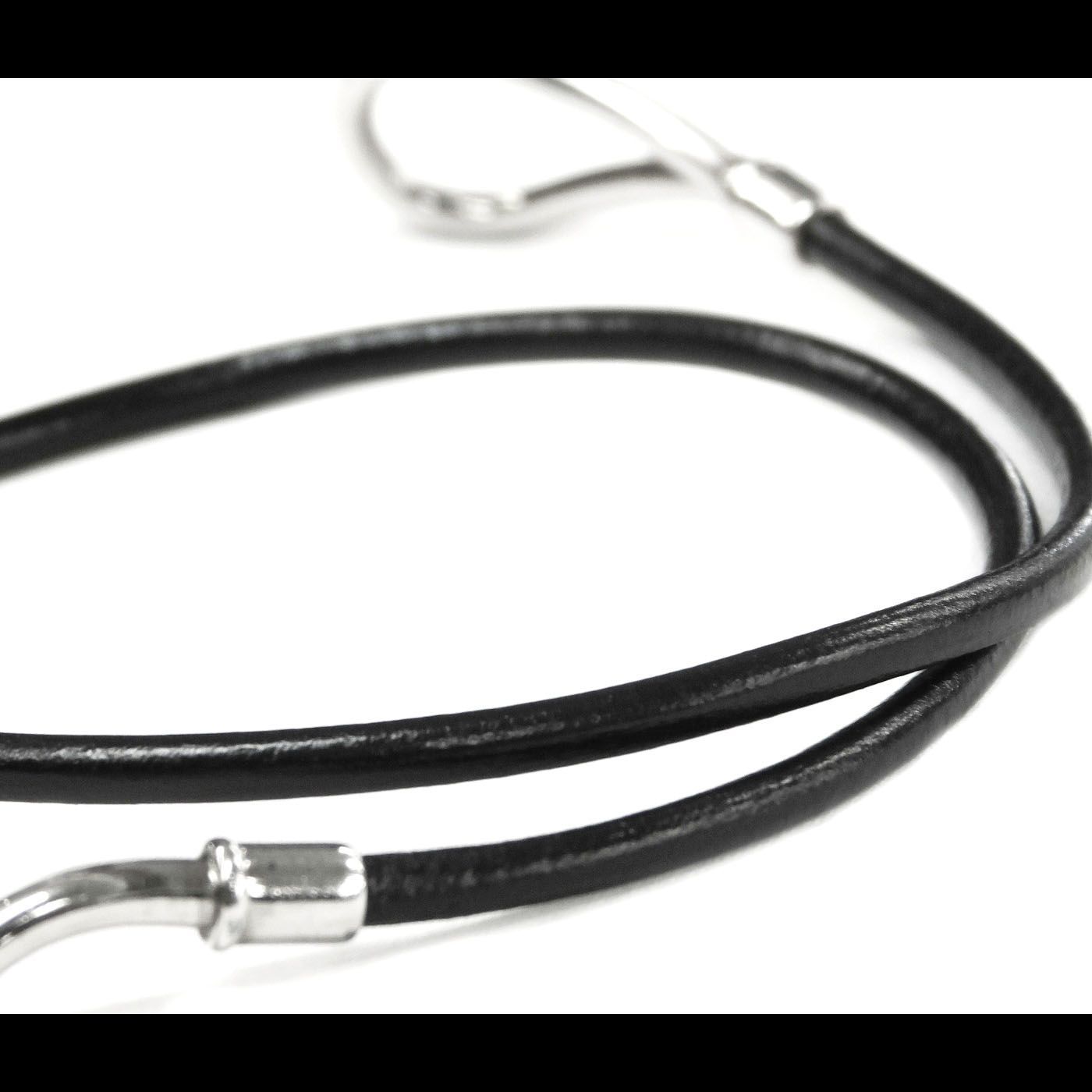 極 美品 希少品 HERMES エルメス ジャンボチョーカー シルバー925 2way 