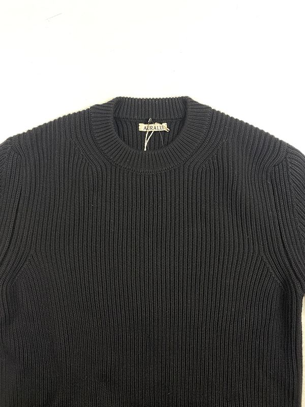 AURALEE オーラリー 15AW SUPERFINE WOOL RIB KNIT ウールリブニット