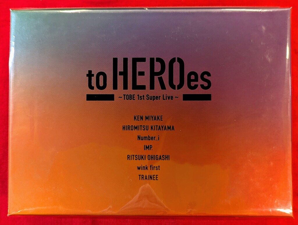 初回 盤 TOBE toHEROes TOBE 1stSuperLive