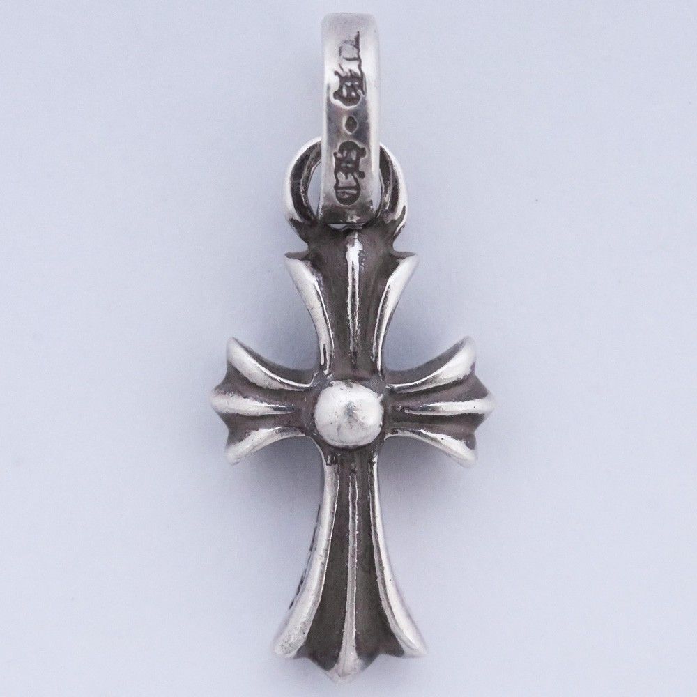 ベビーファットチャーム パヴェダイヤ シルバー925 クロス ペンダント