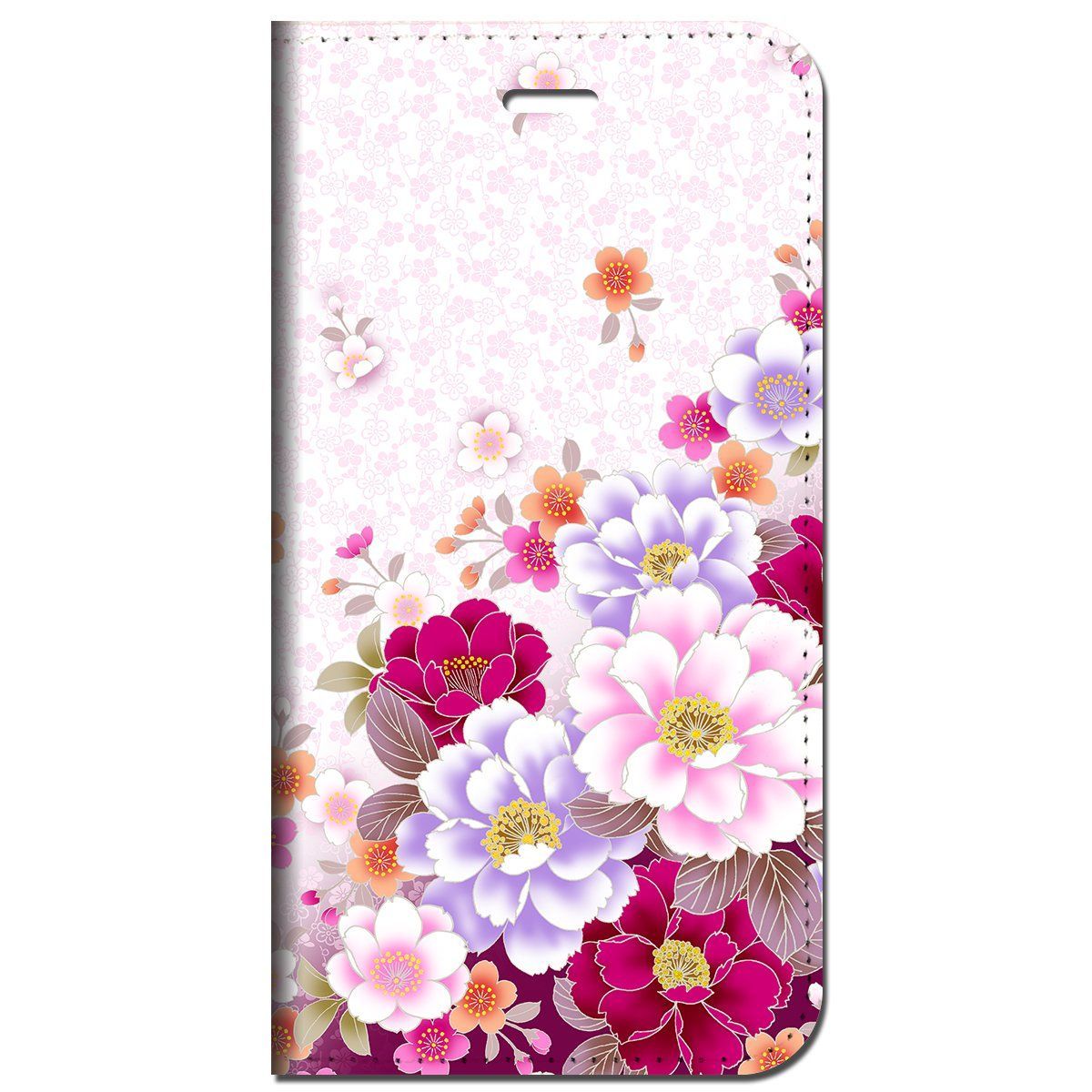 iPhone15 他 手帳型 ケース 華彩  iPhone SE 8 13 12 他 iPhone各機種対応可能 スマホケース  3a