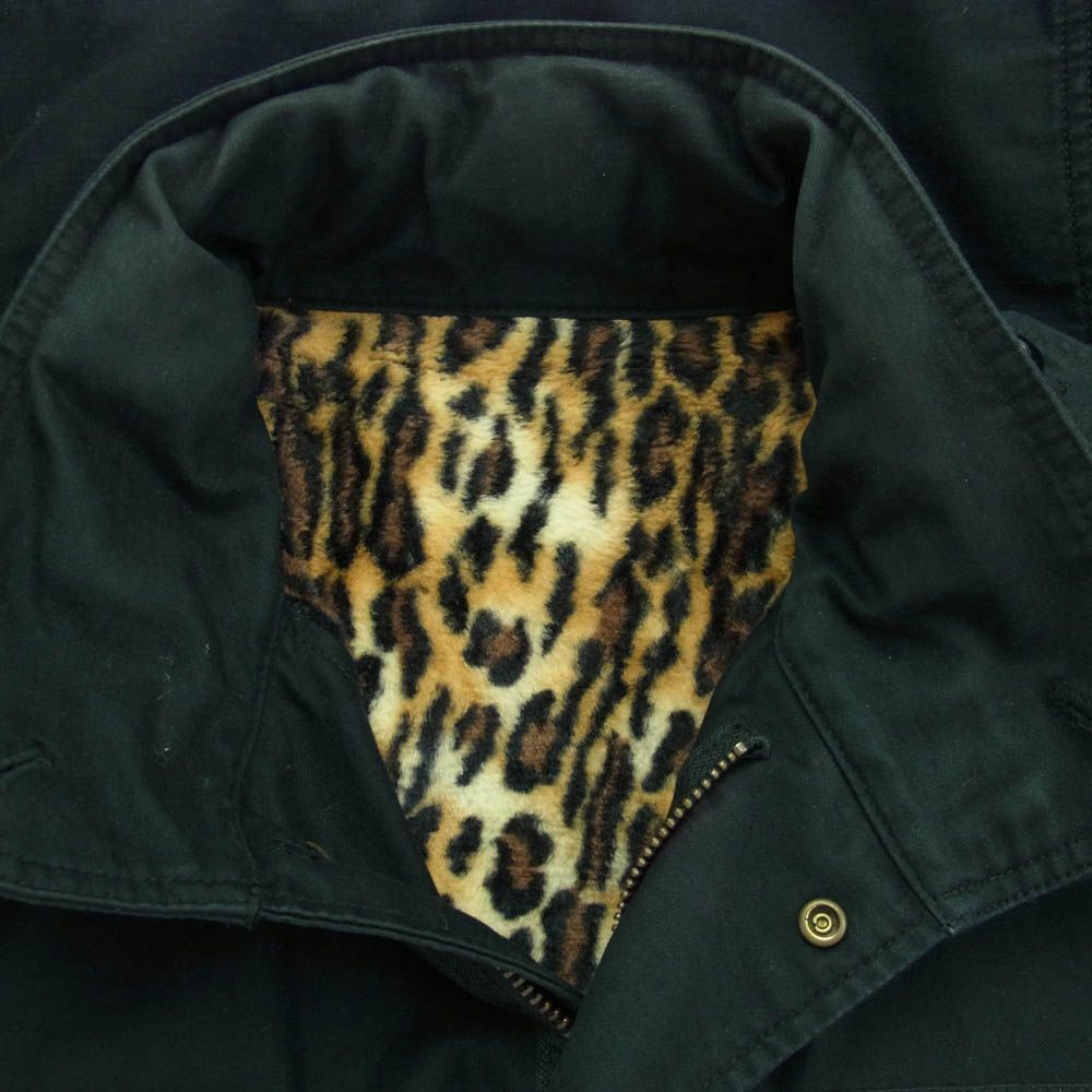 WACKO MARIA ワコマリア M-65 JACKET 裏地レオパード 刺繍ロゴ