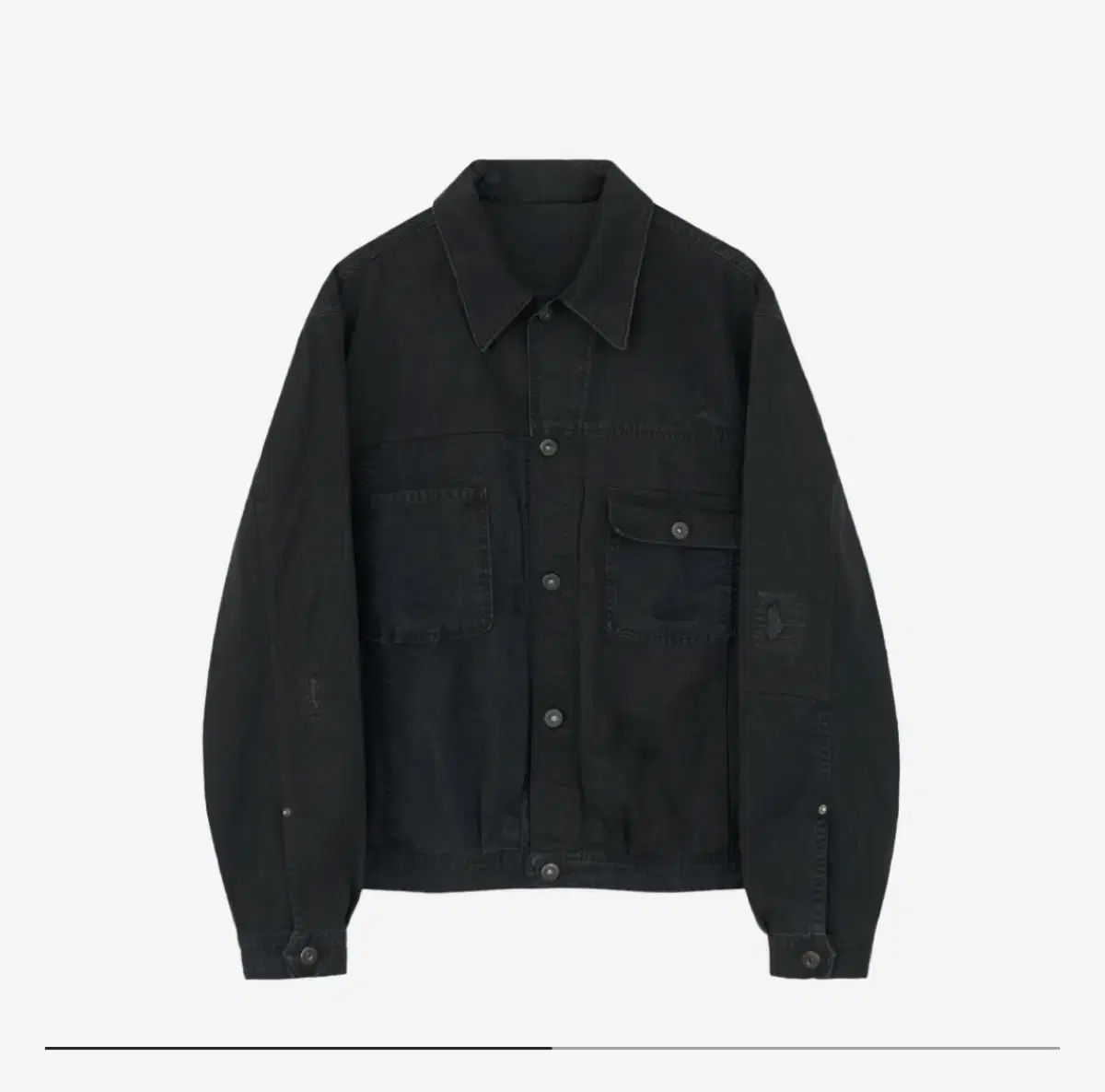 3 礼儀正しい さしこ トラッカー ジャケット 黒 25SS バージョン