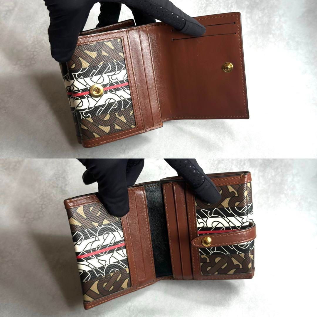 ルナTBモノグラムコンパクトウォレット 三つ折り財布