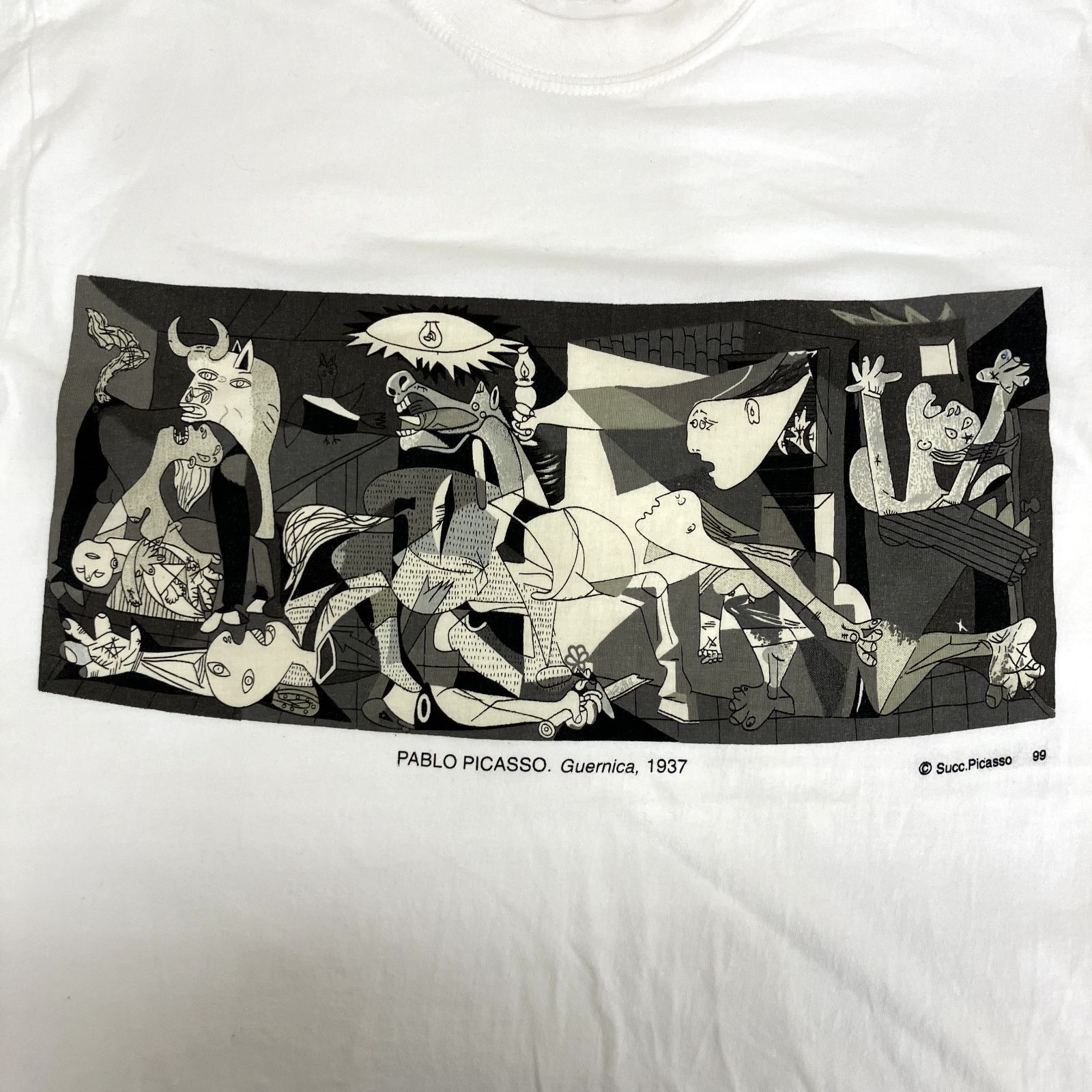 PABLO PICASSO Guernica 1937 ピカソ ゲルニカ プリントT 古着