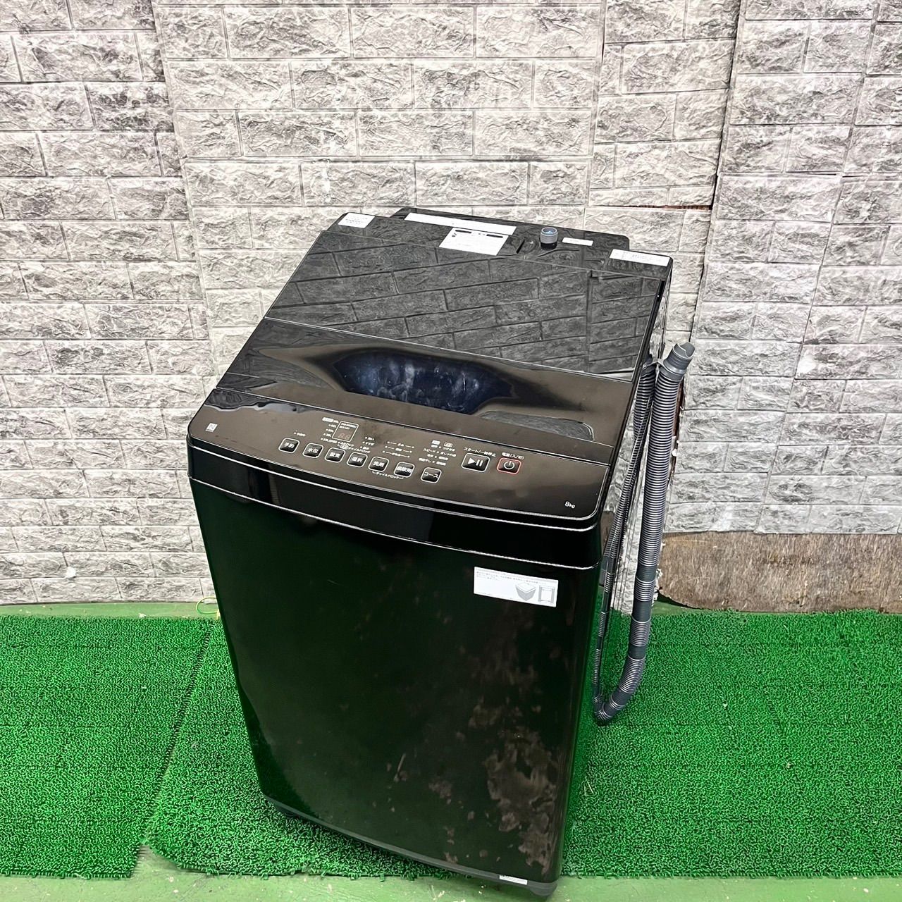 638 ニトリ 製 洗濯機 8kg 小型 家庭用 使用回数数回のみ 安心の 6ヶ月 関東配送設置無料