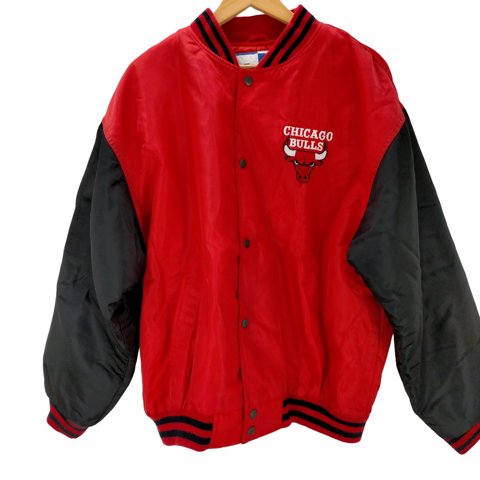 ロゴアスレチックNBAシカゴブルズナイロンジャケット中綿90s当時物刺繍ロゴ ロゴアスレチック LOGO ATHLETIC 90S-00S 韓国製 NBA Chicago