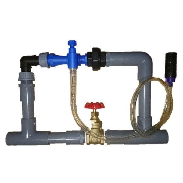 サンフレックスAQUA液肥注入器ブルーインジェクター 流量計付 SQ-50-R