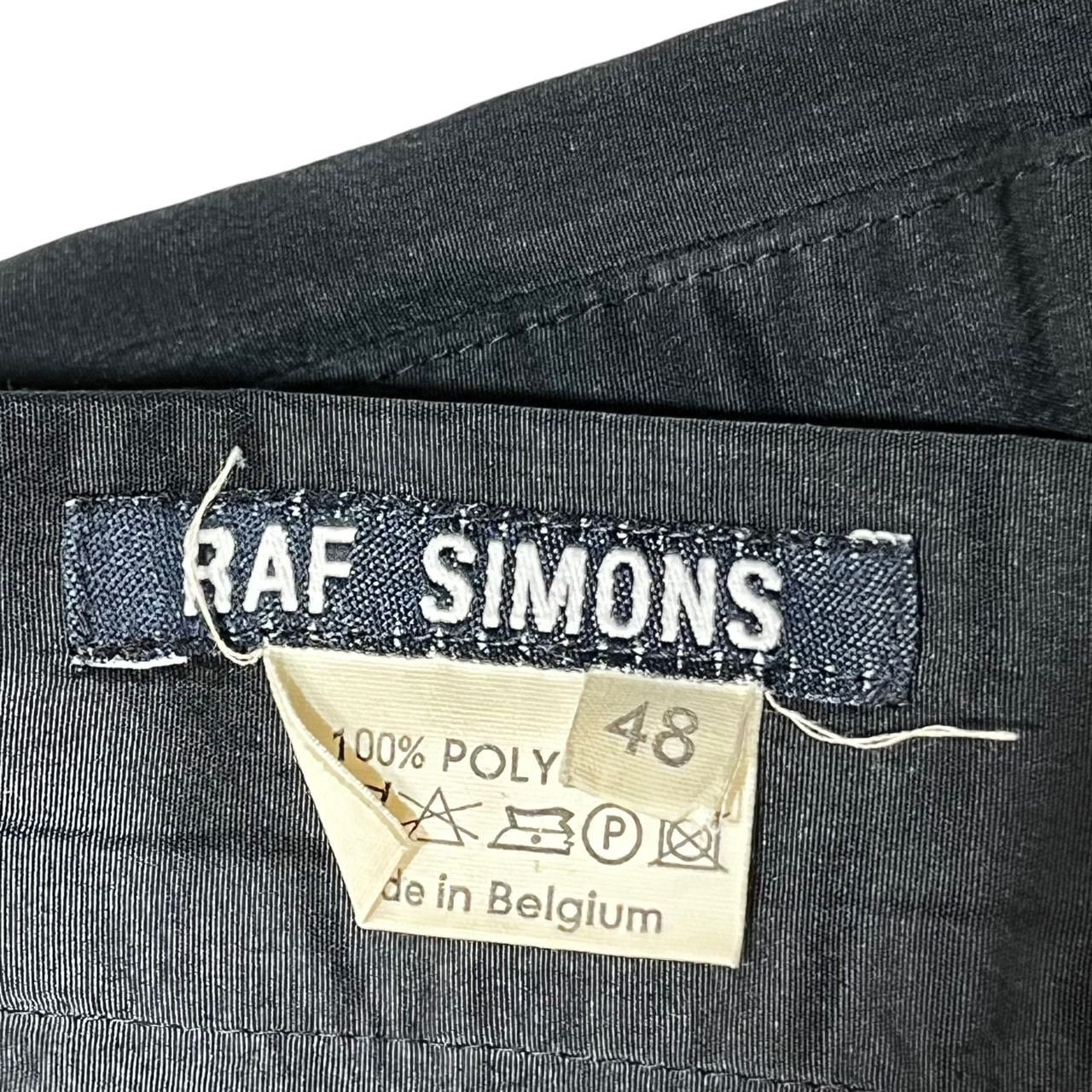 RAF SIMONS(ラフシモンズ) 90's 初期紺タグ polyester slacks RAF SIMONS(ラフシモンズ) 90's 初期紺タグ polyester slacks