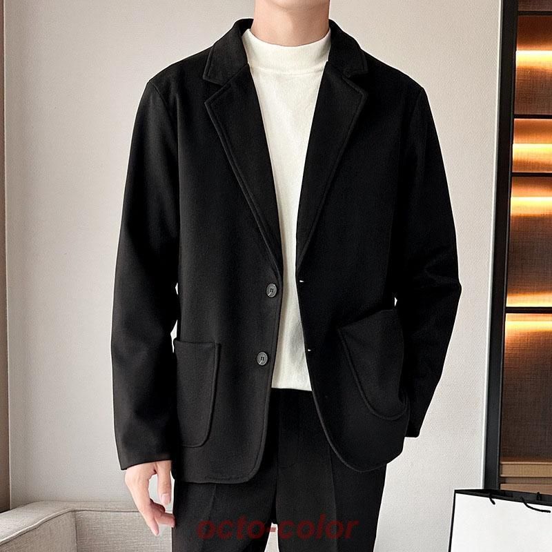 ジャケット メンズ 秋 冬 50代 テーラードジャケット 長袖 服 ビジネスカジュアル 男性 アウター ストレッチ 楊柳 ブレザー 40代 イケオジ ちょいワル