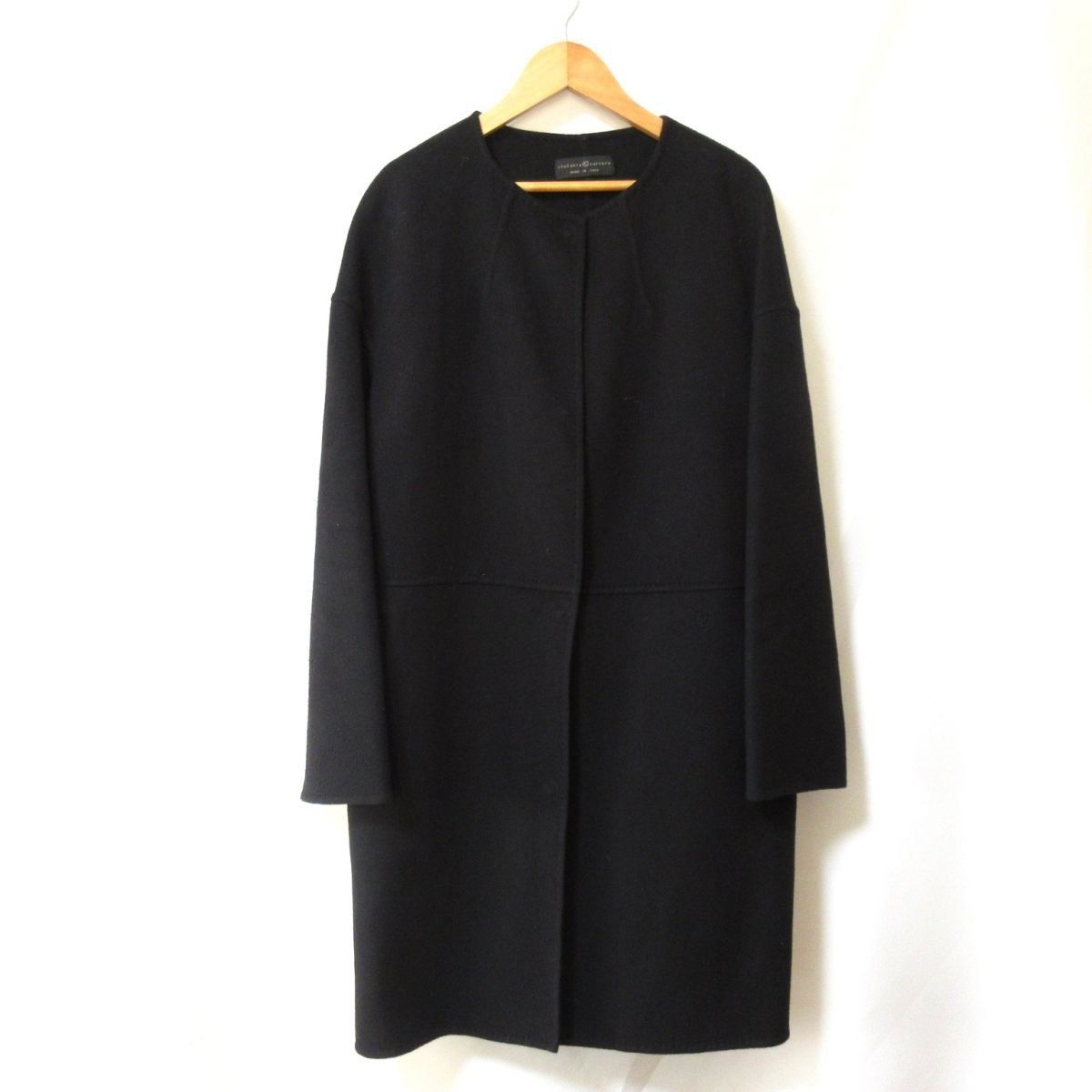 stefania carrera ウール素材 ロングコート イタリア製 stefania carrera ウール素材 ロングコート イタリア製 【公式通販】