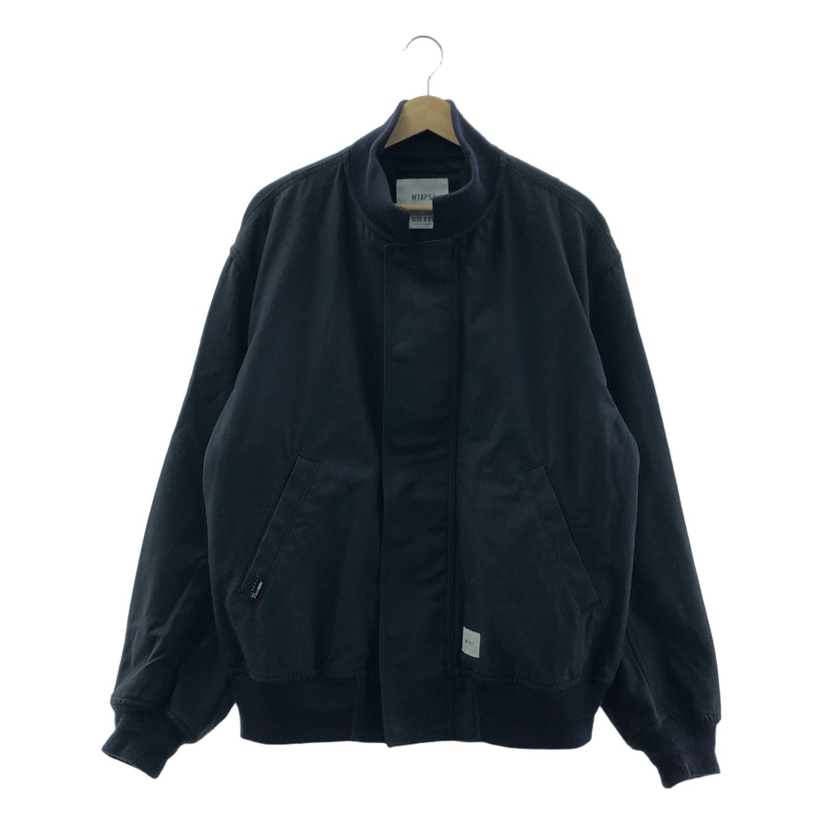 WTAPS | ダブルタップス | 2021SS | WD JACKET NYCO SATIN CORDURA バックプリント ブルゾン | 3 | ネイビー | メンズ