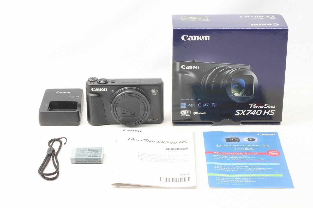 【極美品・箱付き】Canon SX740 HS コンパクトデジタルカメラ Canon キヤノン コンパクトデジタルカメラ PowerShot SX740 HS