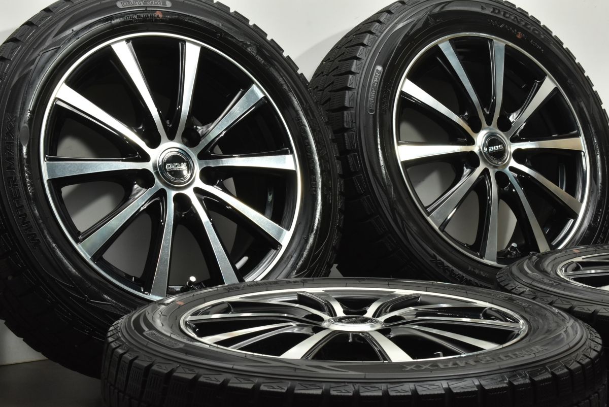 交換用に DOS 16in 6.5J 48 PCD114.3 ダンロップ ウィンターマックス WM01 195 60R16 C25 C26 C27 セレナ ホイールのみ販売