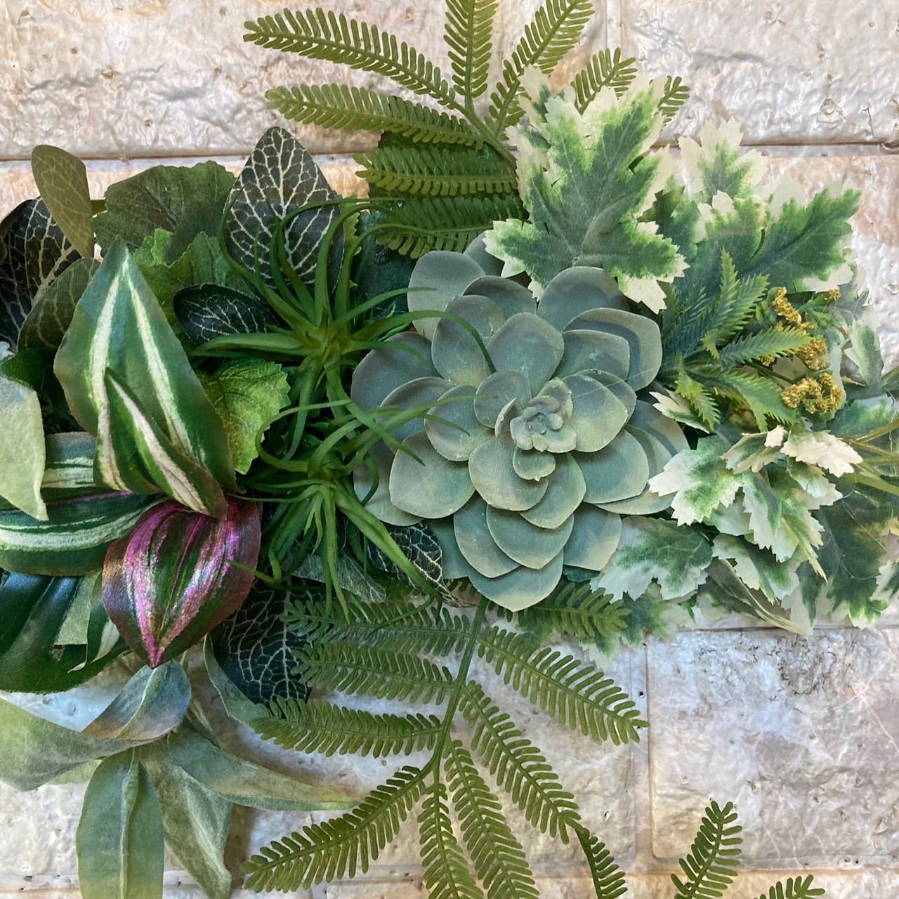 光触媒 人工観葉植物 ウォールグリーン フェイクグリーン 壁掛け504125