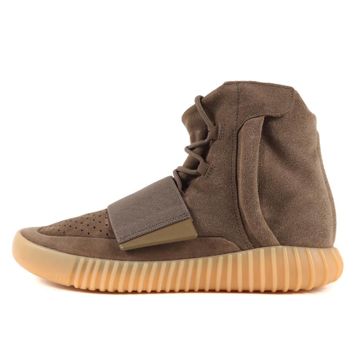 美品 adidas YEEZY BOOST 750 LIGHT BROWN BY2456 ライトブラウン ガム