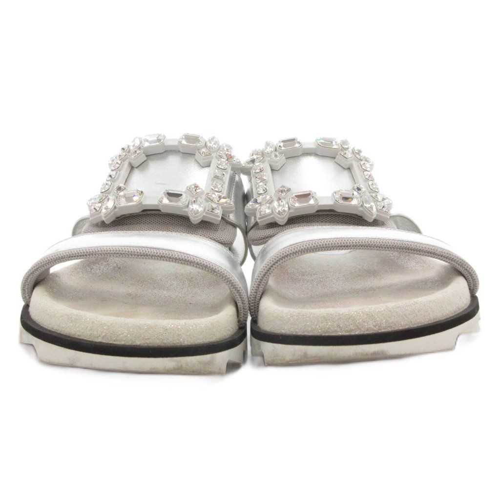 ★最終価格★ロジェビビエ★ROGER VIVIER★★37／5★24〜24.5 ロジェヴィヴィエ ROGER VIVIER サンダル ストラップ クリスタル