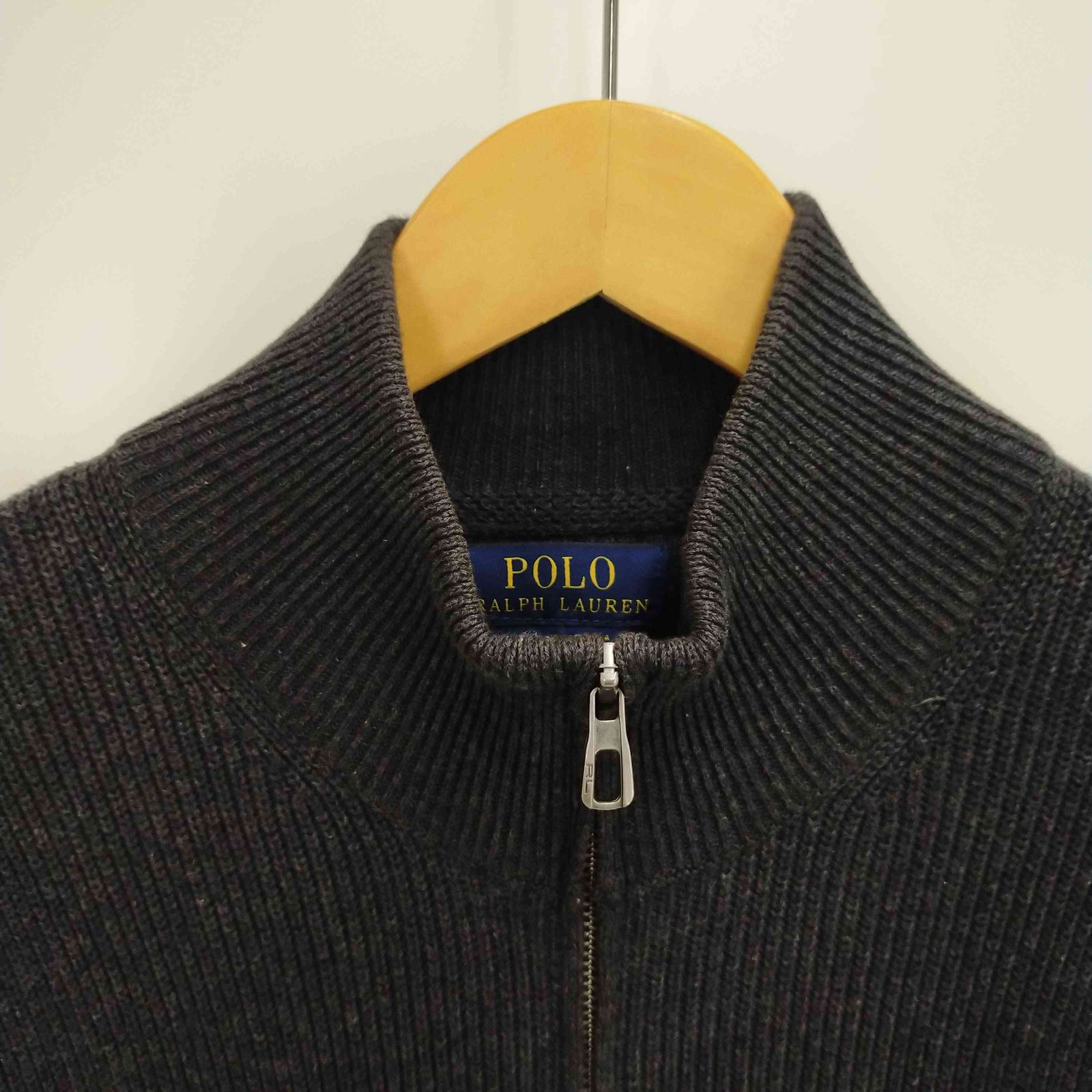 Ralph Lauren ドライバーズニット ラルフローレン ハーフジップ ドライバーズニット 100%コットン