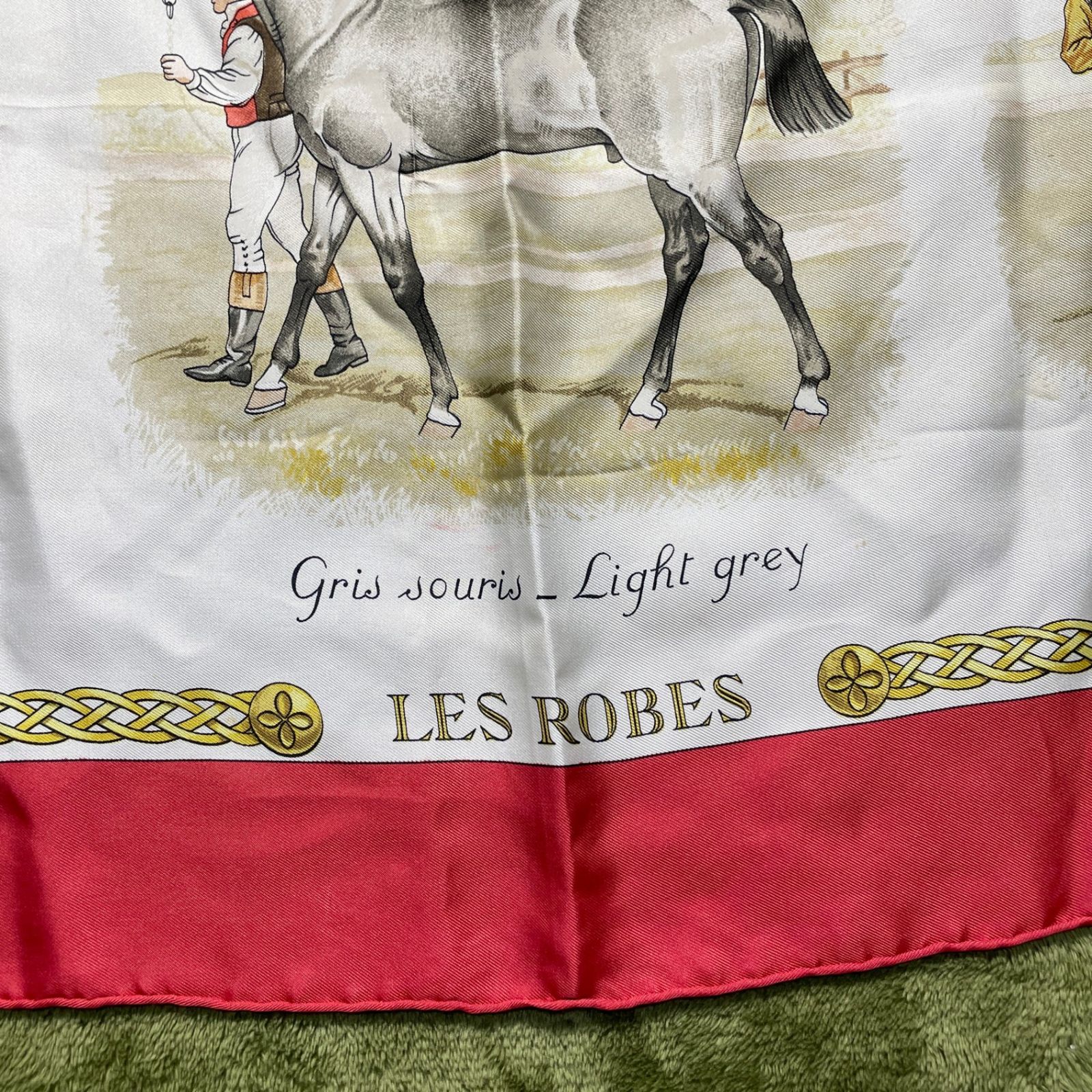 エルメス スカーフ 90 LES ROBES 馬の毛色 特価！HERMESエルメス カレ