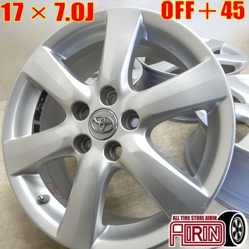 中古 17インチ アルミ トヨタ RAV4 純正 4本セット ヴォクシー
