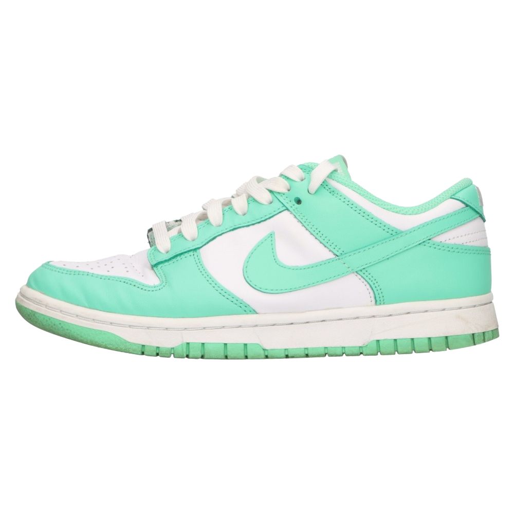 NIKE (ナイキ) WMNS DUNK LOW GREEN GLOW ウィメンズ ダンク グリーン グロウ ローカットスニーカー グリーン/ホワイト US8/25cm DD1503-105