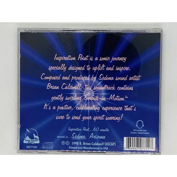 セドナ・エナジー・ヒーリング CD CD R. Brian Caldwell / Inspiration Point CD Sedona Sound Spa