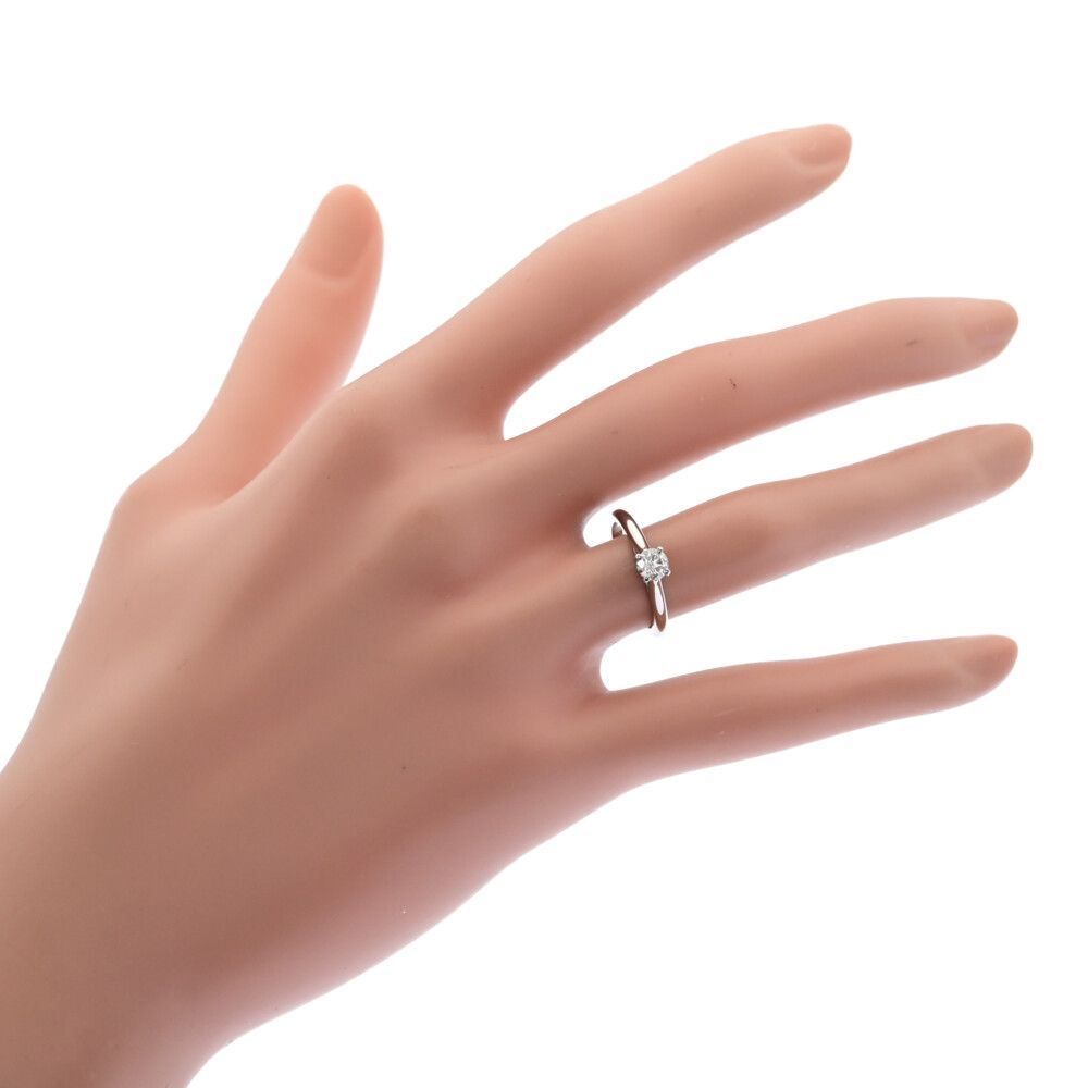 0.3ct/Cartier カルティエ ソリテール1895 1P ダイヤモンド リング 