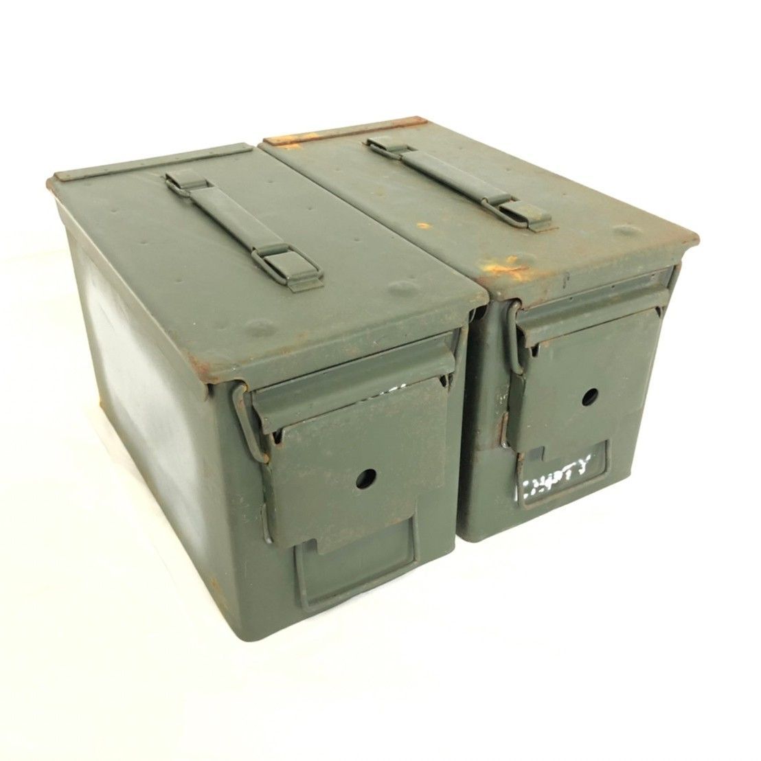 米軍放出品　アンモボックスアン モ缶 弾薬箱W22xH37xD47 楽天市場】アンモボックス 実物の通販