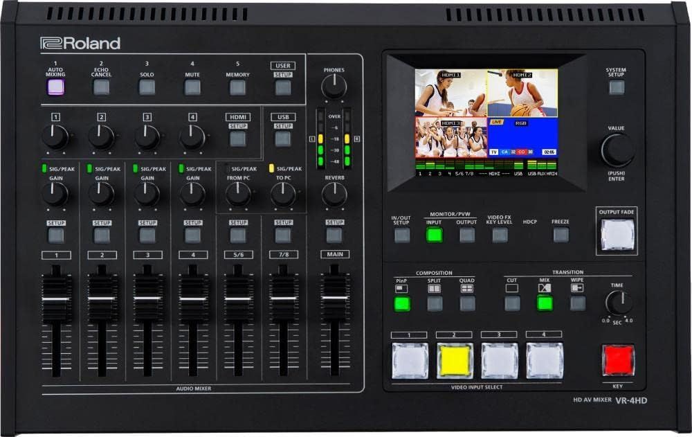 品 Roland VR-4HD HD AV Mixer HDMI対応4chコンパクトスイッチャー ローランド