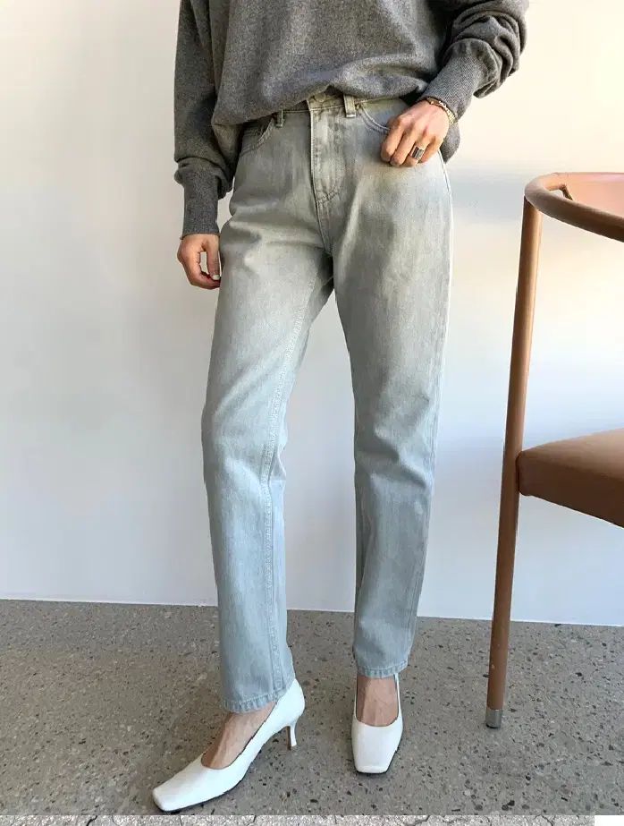 オル orr デニム600_ベージュ グレー