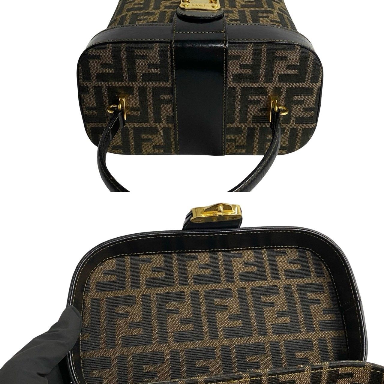 FENDI フェンディ ハンドバッグ ショルダーバッグ ズッカ柄 FF
