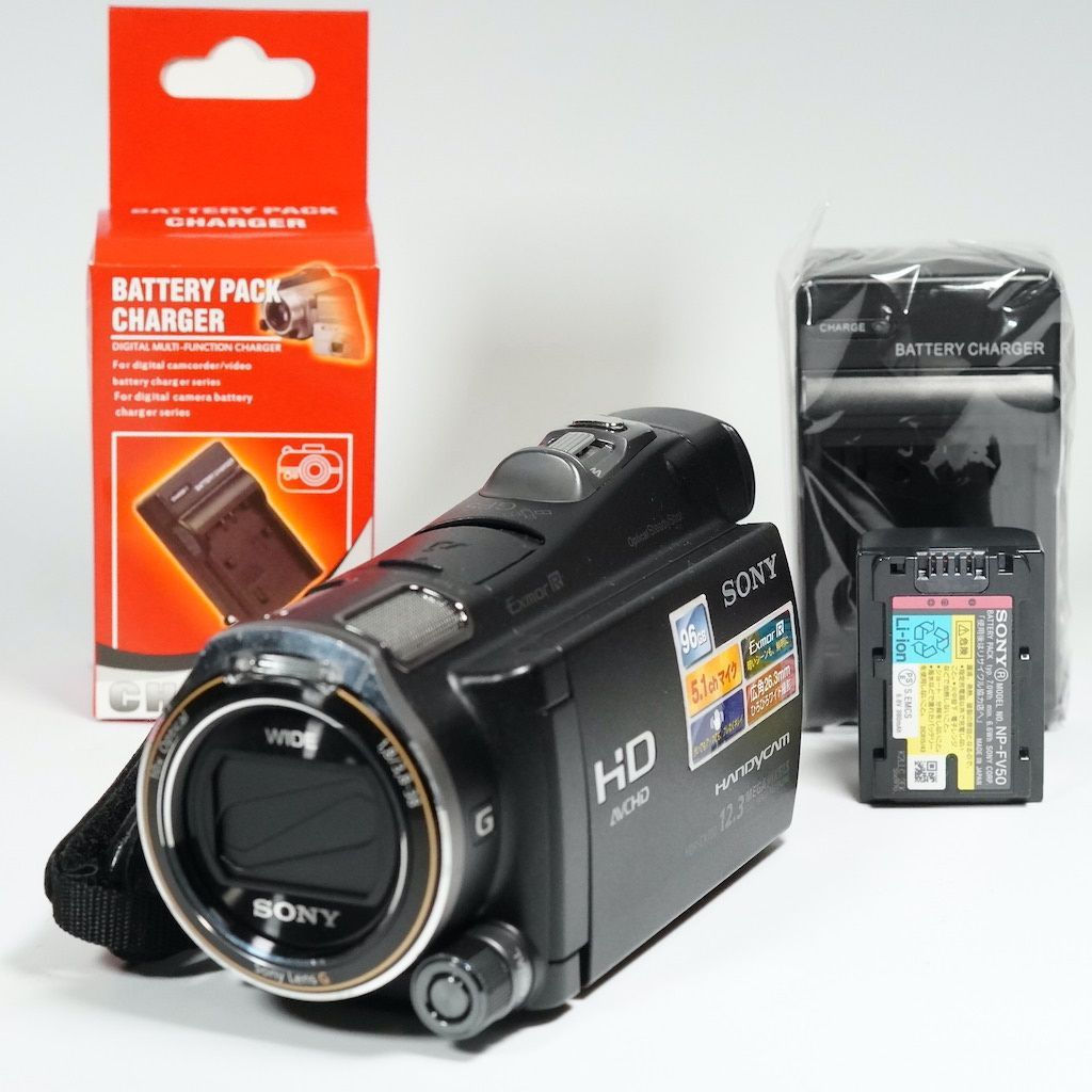 SONY ソニー HDR-CX700 ブラック ビデオカメラ 動作OK 1週間保証 /9729