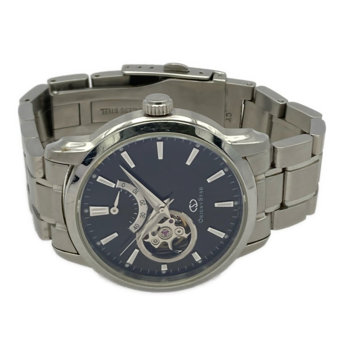 ORIENT STAR(オリエントスター) 腕時計 - DA02-C0-B メンズ 裏スケ 黒