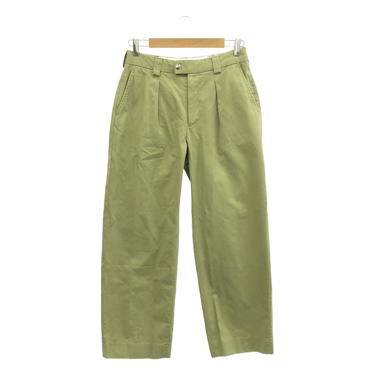 FUMIKA UCHIDA | フミカウチダ | 2025SS | CHINO TAPERED SLACKS テーパード スラックス パンツ | 36 | カーキ | レディース